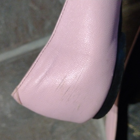 Roger Vivier Gold Buckle Pastel soda orange and pink ballet flats size 36.5 - Picture 10 of 16